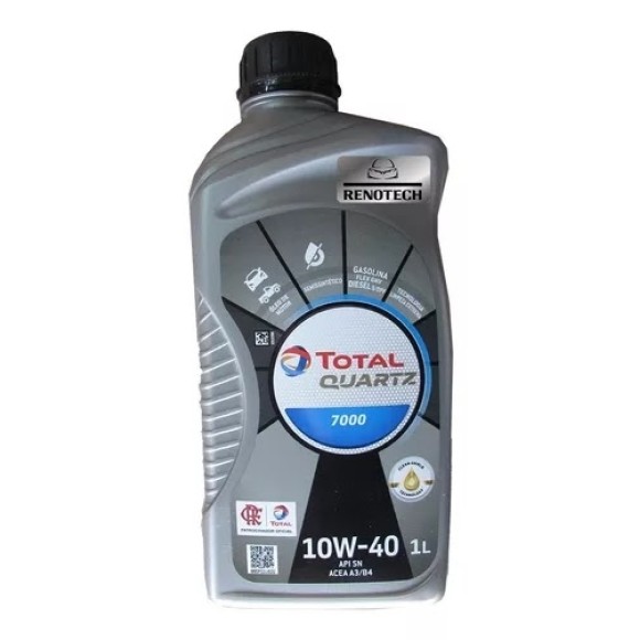 CX24/1LT TOTAL QUARTZ 7000 10W40 API SN / ACEA A3/B4 SEMISSINTÉTICO