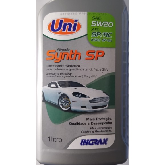 CX12/1LT INGRAX FORMULA SYNTH 5W20 SP/RC SINTETICO
